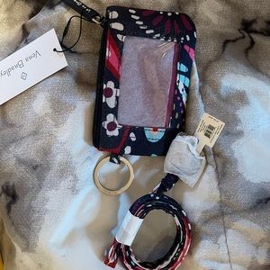Vera Bradley Lanyard and Wallet